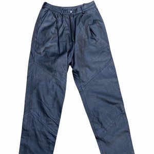 WILSONS The Leather Expert Women's Genuine Leather Black High Waist Pants  10​​​